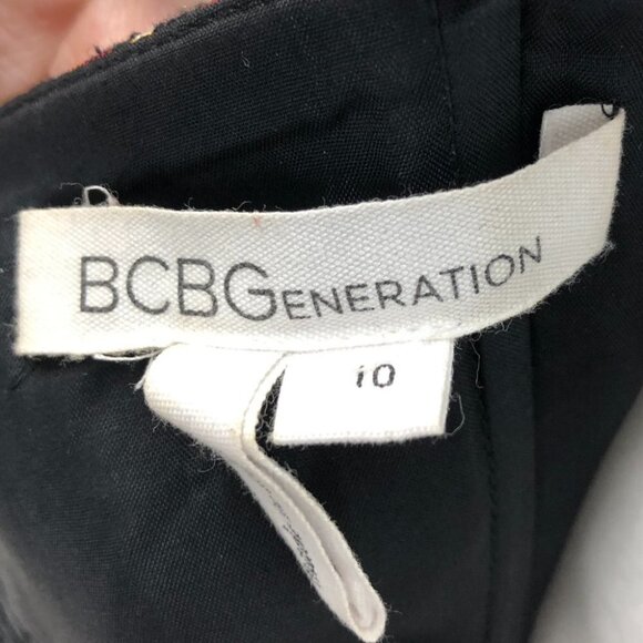 BCBGeneration Floral Tapestry Bustier rope strap mini  dress size 10 - Picture 6 of 16